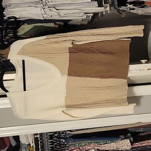 NWOT Lightweight Colorblock Sweater